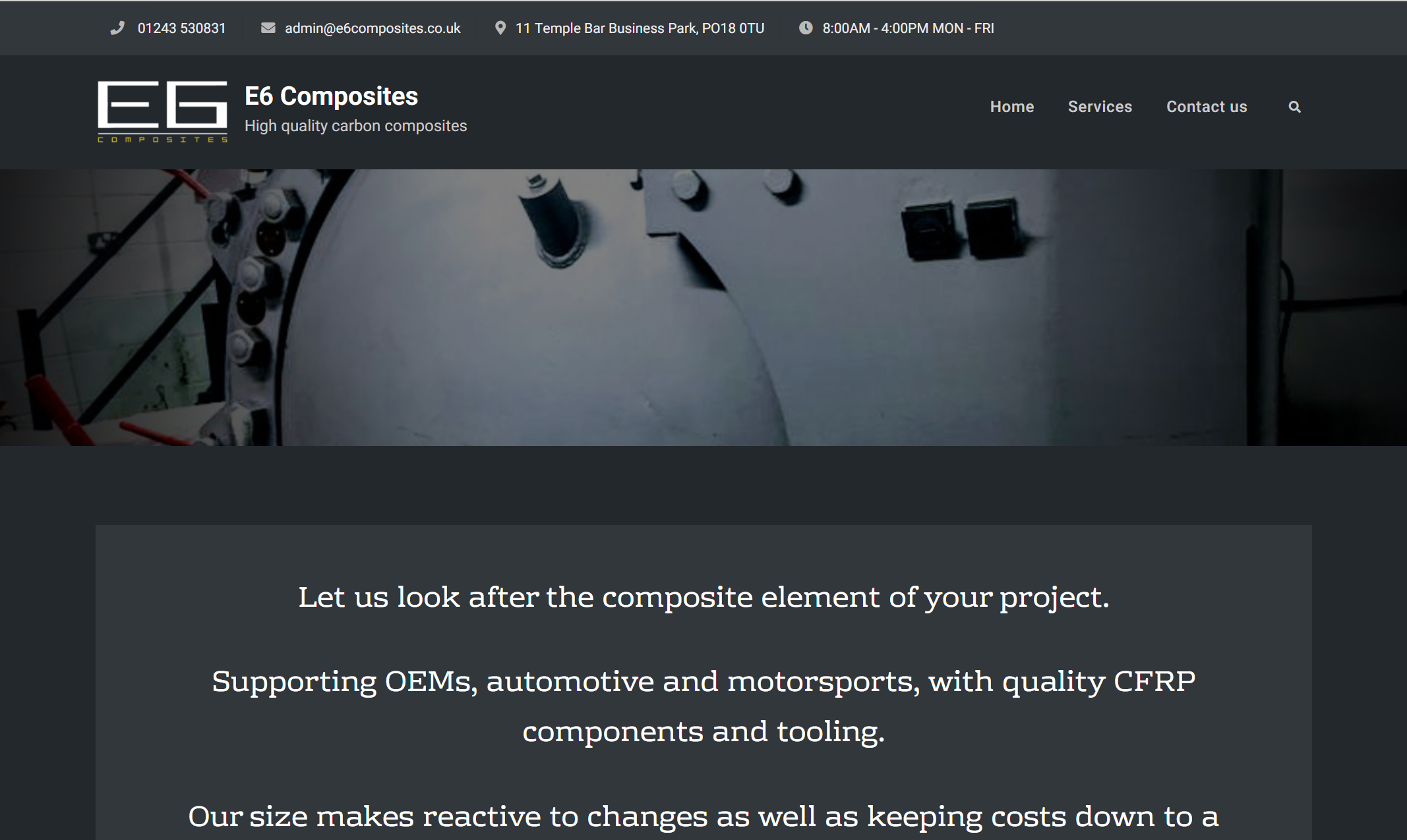 E6 Composites Website